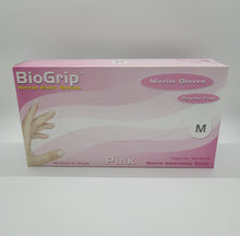 Load image into Gallery viewer, Bio Grip Nitrile Gloves - Pink
