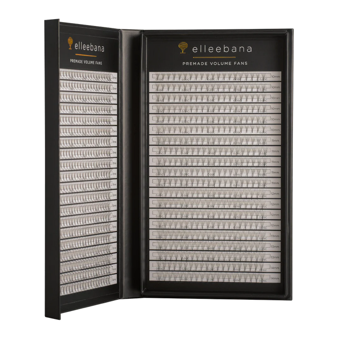 Pre-Made 6D Lash C Curl 0.05 Mixed Tray Extensions